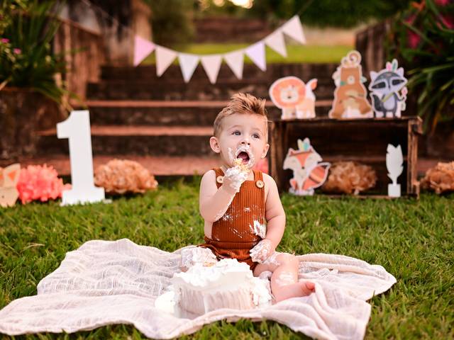 Fotografia de Família de Gael - Smash the Cake