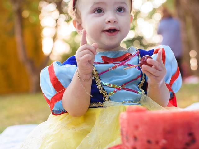 Ensaio Infantil de Smash the fruit da Sofia