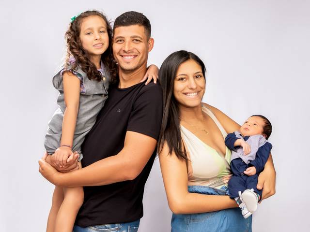 Ensaio Familia de Gabriel, Alice, Túlio Letícia