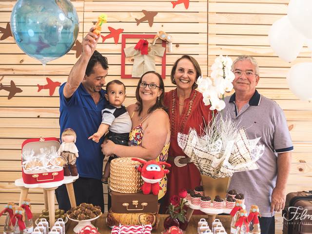 Infantil de Aniversário 1 ano Lucas