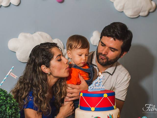 Infantil de Aniversário 1 ano Theo