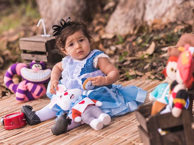 Infantil de Ensaio Alice 1 ano