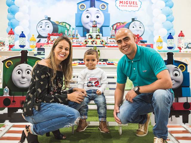 Infantil de Aniversário Miguel 2 Anos