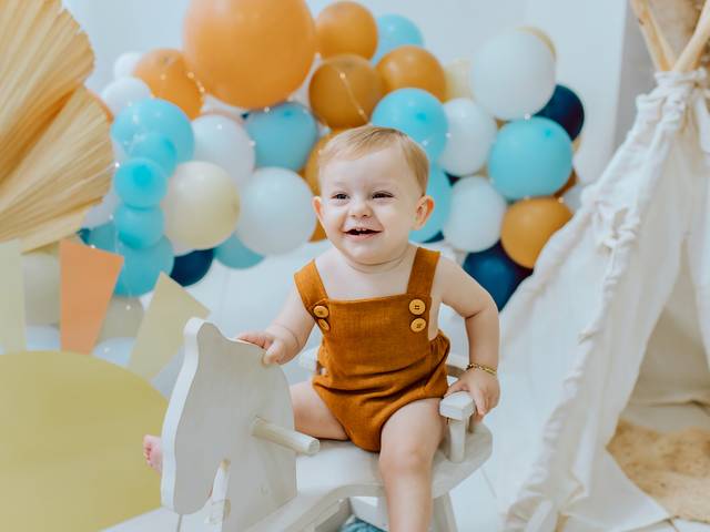 CRIANÇAS I NEWBORN de Ensaio 1 ano Pedro