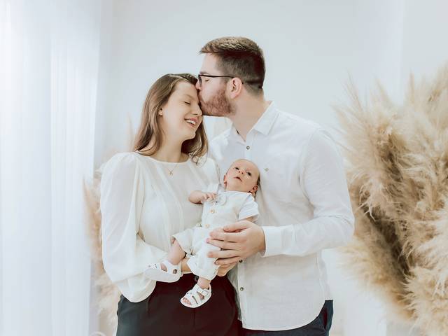  FAMÍLIA de Primeiro mês  do Thomas