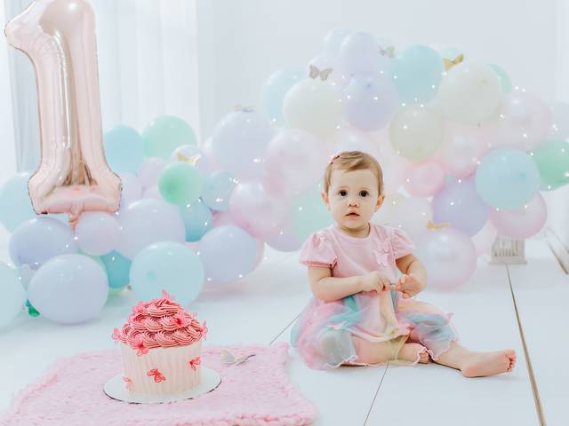 CRIANÇAS I NEWBORN de Ensaio 1 ano  Isis