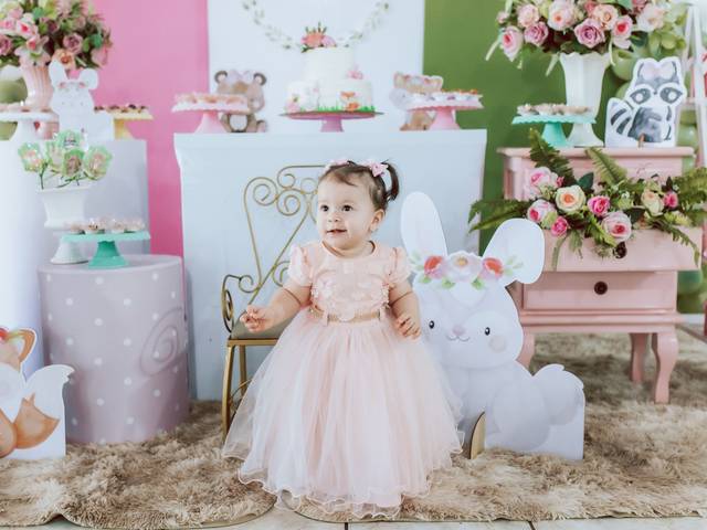 ANIVERSÁRIO INFANTIL de CLARA 1 ANO