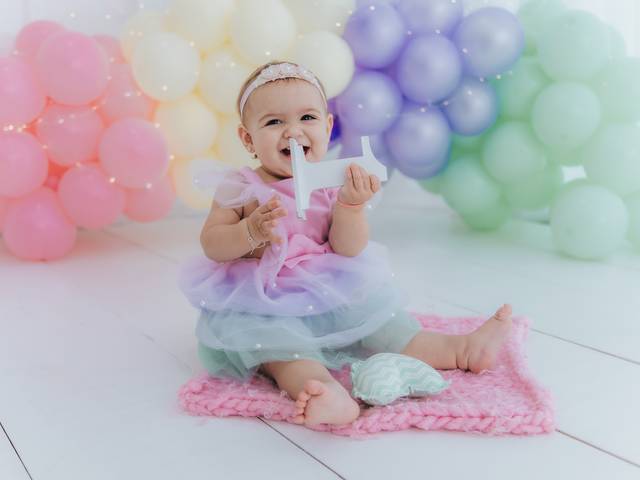 CRIANÇAS I NEWBORN de Ensaio 1 ano Olívia