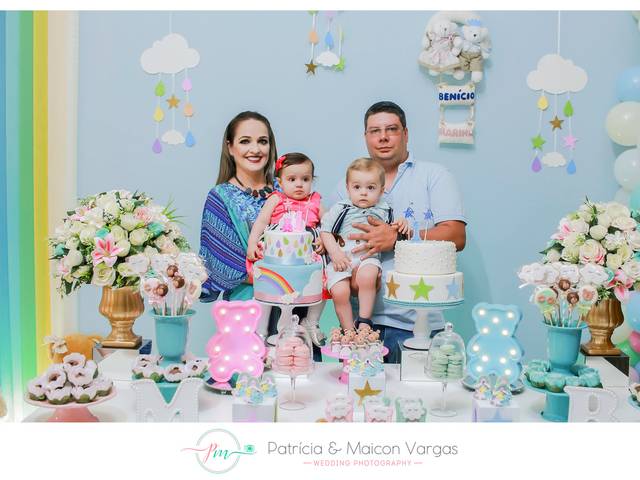 ANIVERSÁRIO INFANTIL de Marina e Benício 1 Ano