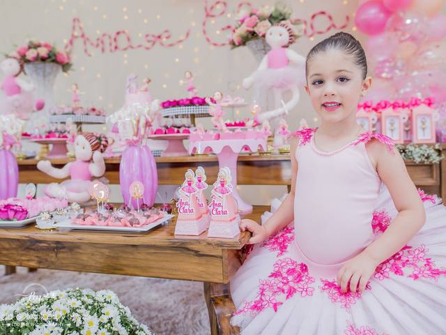 ANIVERSÁRIO INFANTIL de Aniversário 5 Anos Ana Clara
