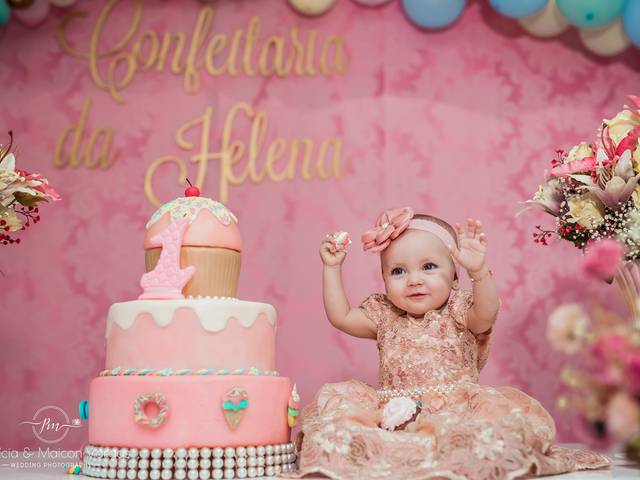 ANIVERSÁRIO INFANTIL de 1 Aninho Helena
