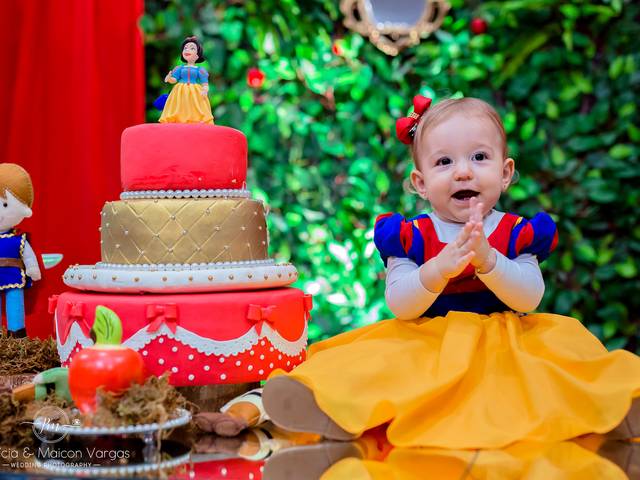 ANIVERSÁRIO INFANTIL de 1 Ano Ana Luiza