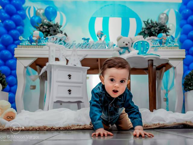 ANIVERSÁRIO INFANTIL de Aniversário 1 Ano Bernardo