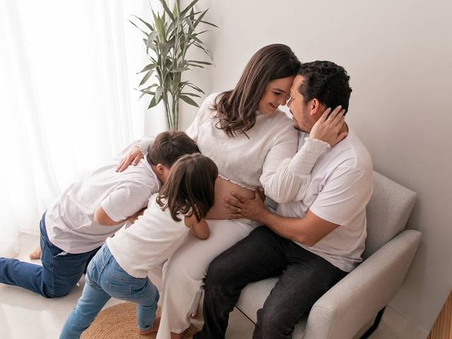 GESTANTE de A doce espera pela Alice