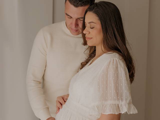 GESTANTE de A doce espera pela Cecília