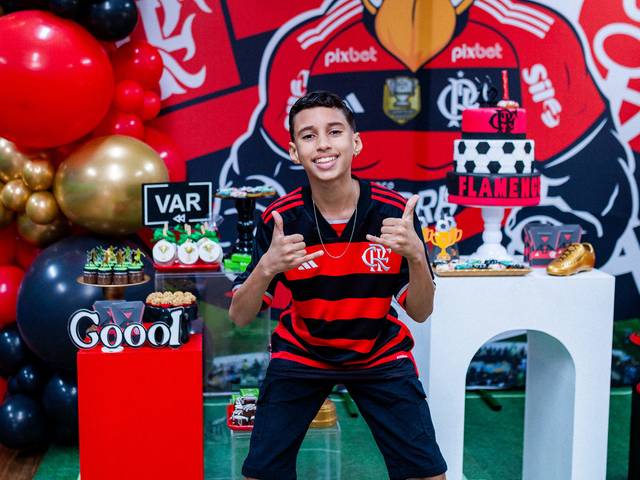 Aniversários de Bruno Henrique - 12 Anos