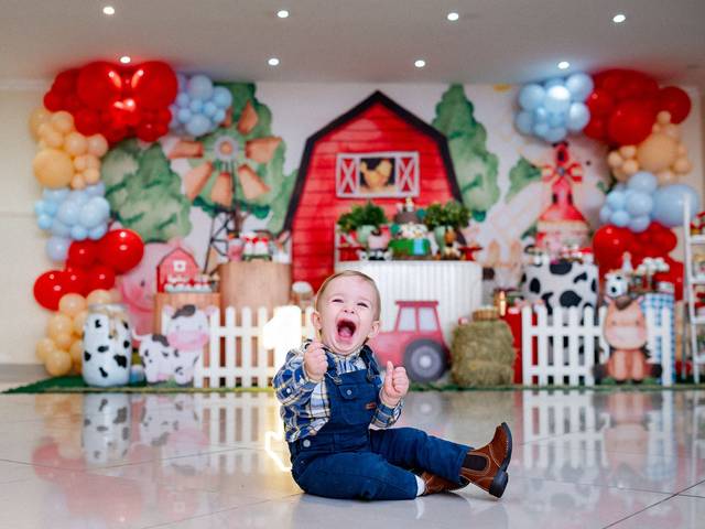 Aniversários de Davi - 1 Aninho