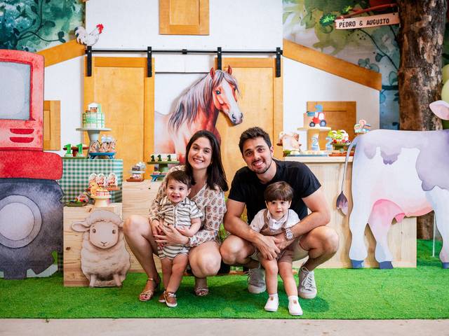 Aniversários de Augusto 1 Aninho e Pedro 2 Aninhos