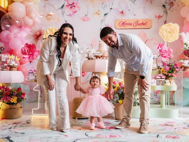 Aniversários de Maria Isabel - 1 Aninho