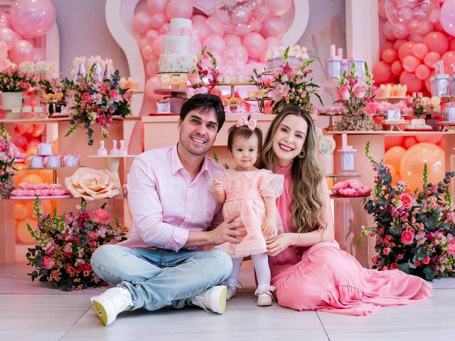 Aniversários de Lara - 1 Aninho