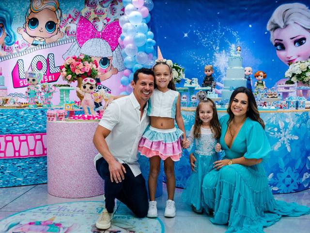 Aniversários de Helena e Olivia