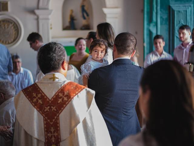 Batismo de Batismo da Antonella Com Uma Linda Reunião Familiar