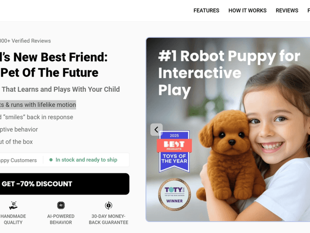 Health of Wuffy Robot Puppy Germany