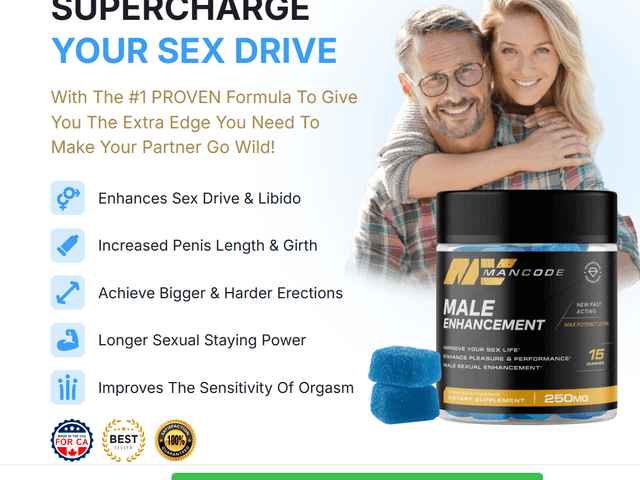 Health of Mancode Male Enhancement Canada Increased Energy Levels And Stamina!!