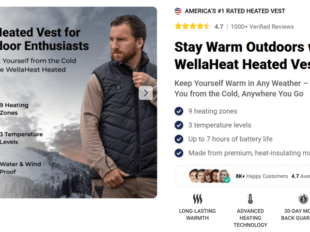 Health of https://www.facebook.com/WellaHeatHeatedVestStore/