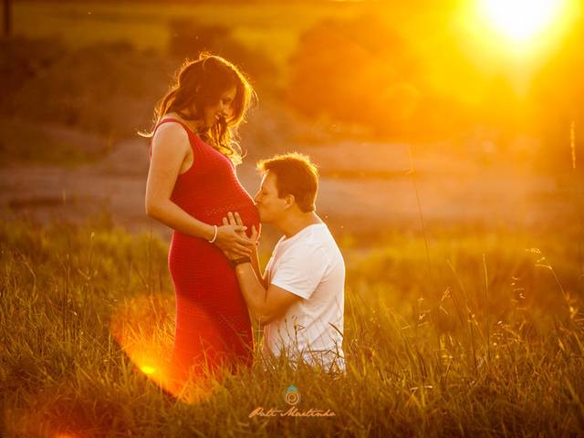 Gestante de Day e Cesar - Book de gestante no trigo