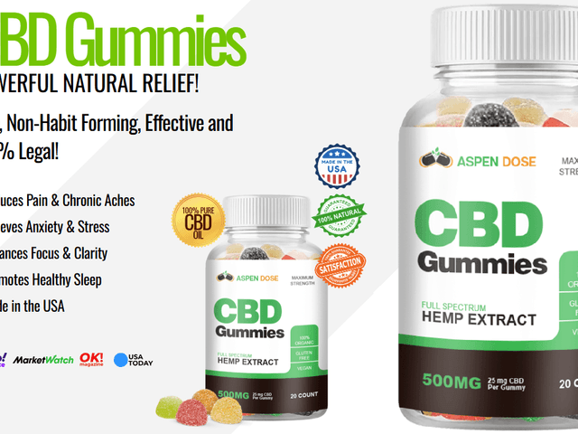 CBD Gummies of Aspen Dose CBD Gummies: A Natural Way to Manage Anxiety and Joint Pain!