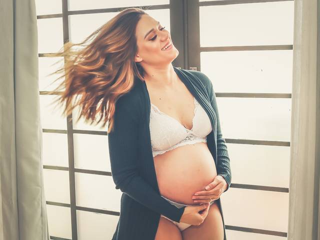 Ensaio Gestante de A doce espera de Luisa - Life Style