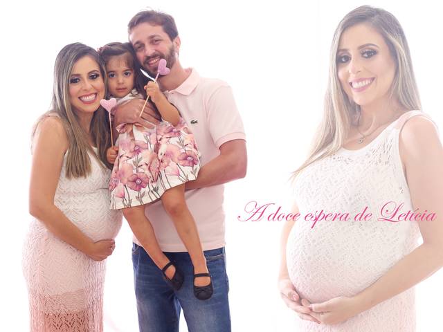 Ensaio Gestante de A espera de Letícia