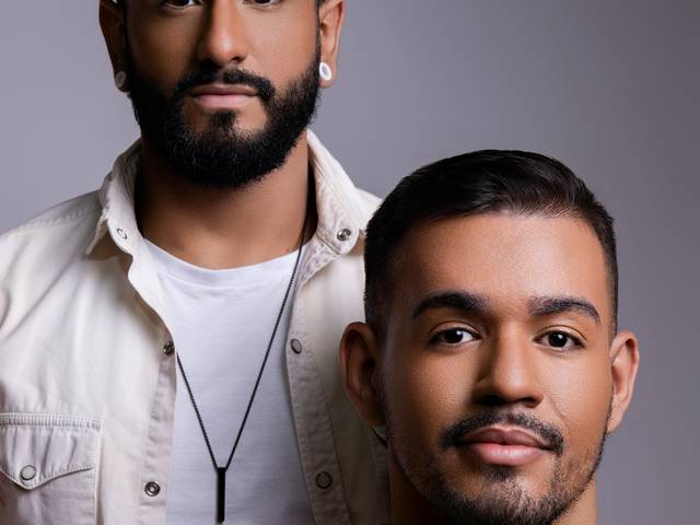 Retrato de Arthur e Maycon