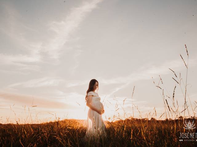 Gestante e Família de À espera de Isis | Darises & Romário