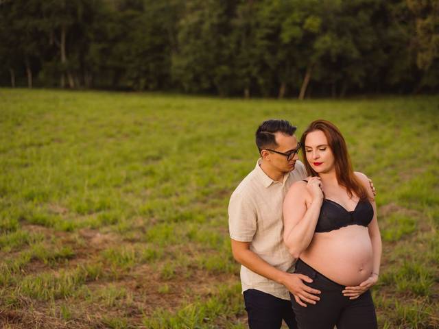 Gestante de Ensaio Gestacional | Bárbara e Eduardo