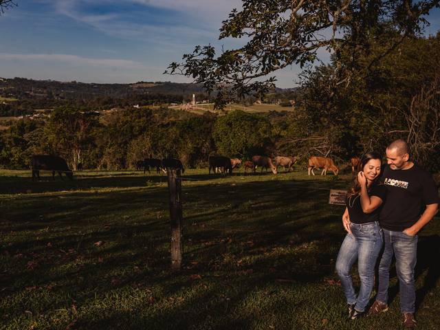 Casal de Pré-Wedding em Família | Cris e Michel