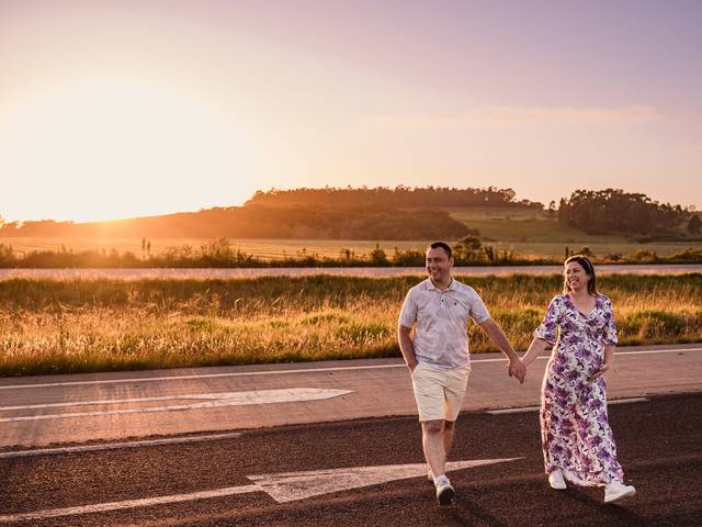 Gestante de Ensaio Gestacional | Daiane e Cleiton