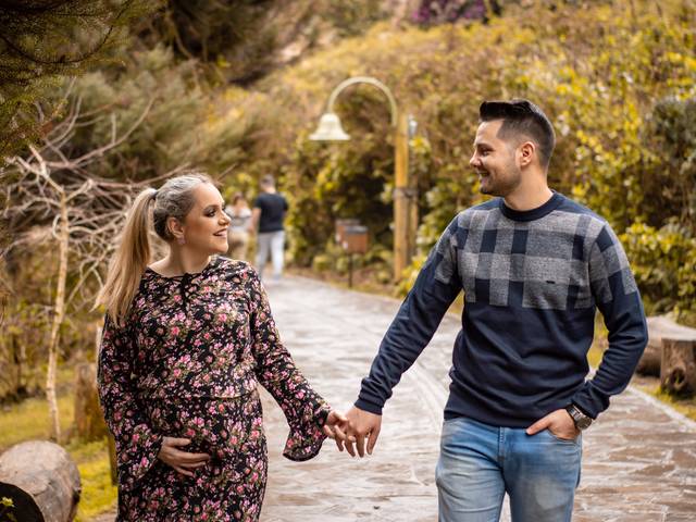 Gestante de Ensaio Gestacional | Rita e Osiel