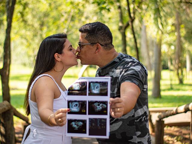 Gestante de Ensaio Gestacional | Camila e Maurício