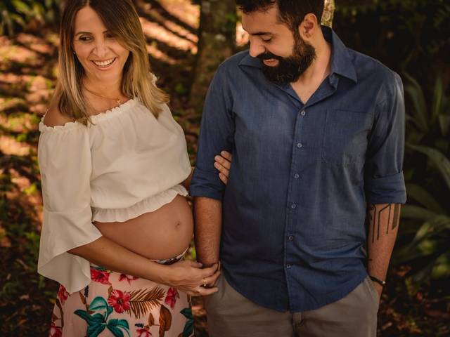 Gestante de Ensaio Gestacional | Franciele e Gustavo