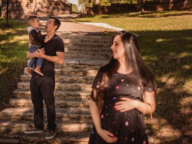 Gestante de Ensaio Gestacional | Sara e André