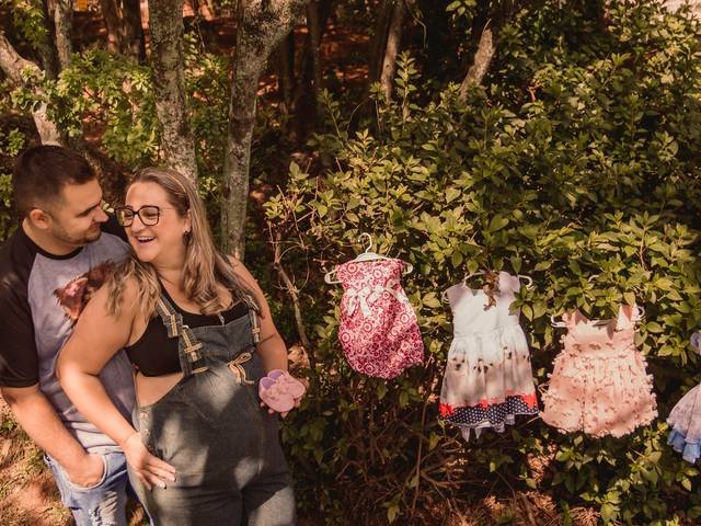 Gestante de Ensaio Gestacional | Michele e Maicon