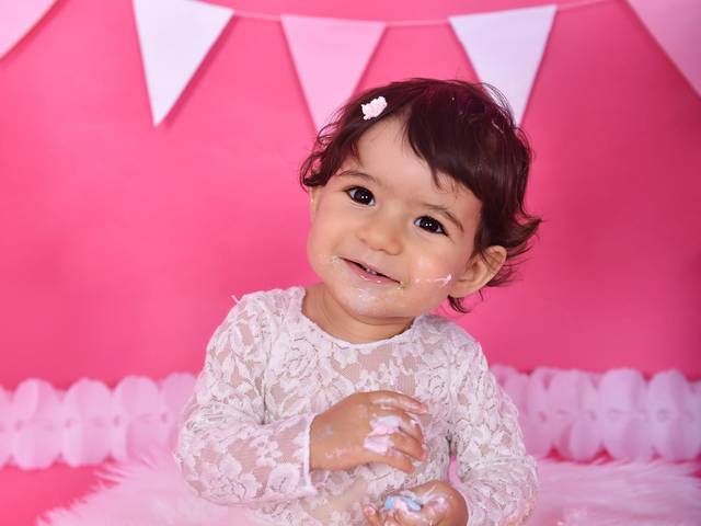 Smash the Cake de Sessão Smash the Cake da Leonor