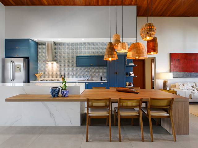 Obra Pronta de Cozinha com Ilha