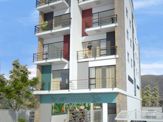 Projeto de Edifício Residencial e Comercial