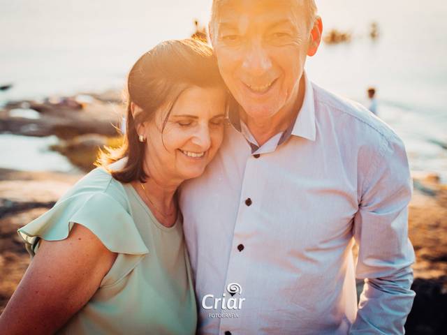 Ensaio de Família de Irma e Edson - 40 anos de casados