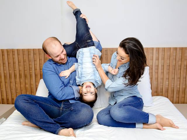 Ensaio de Família de Mirela, Gustavo, Manuela e José