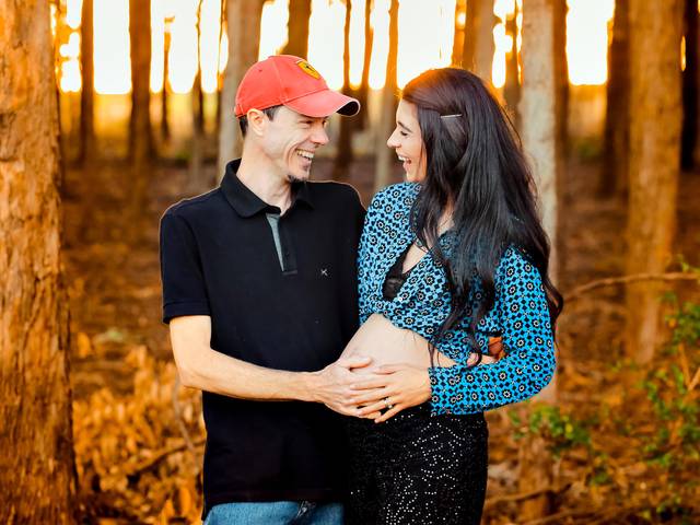 Gestante de Raquel e Leandro