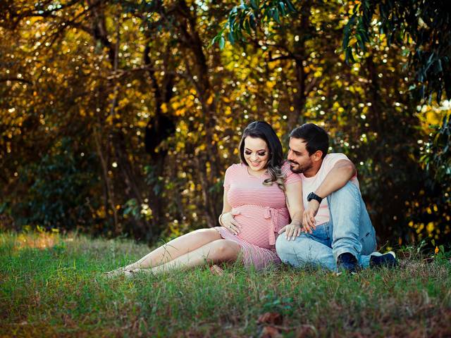 Gestante de Maria Fernanda e Fernando